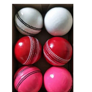 SUMROOS Balle de cricket professionnelle en cuir blanc de haute qualité, logo personnalisable, balle d'entraînement dure à prix raisonnable - Product Image 2