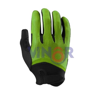 ถุงมือนักแข่งสำหรับเยาวชนถุงมือนักปั่นจักรยานวิบากแบบเต็มนิ้วการระเหิดสีแดงและดำอุปกรณ์กีฬาใช้ได้ทั้งชายและหญิง - Product Image 1