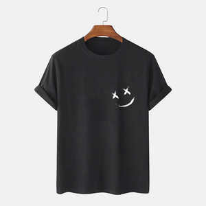 Camiseta de talla grande para hombre hecha de poliéster/algodón con logotipo de impresión personalizado nuevas camisetas de moda para hombre de talla adulta - Product Image 1