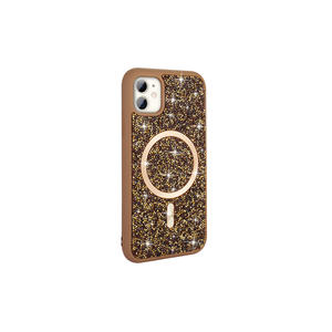 Funda de Lujo Netzy Gris Titanio para iPhone 11, Compatible con Carga Magsafe, Diseño de Diamantes, Mosaico Safa, Funda de Silicona - Product Image 2