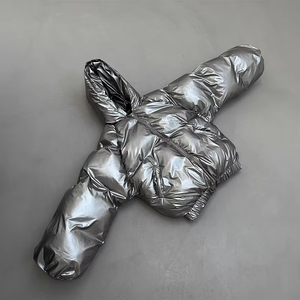 แจ็กเก็ตทรงปลาปักเป้าส่องแสงสำหรับผู้ชายแจ็คเก็ตขนปุยแบบมืออาชีพน้ำหนักเบาใส่สบายผลิตจากแจ็กเก็ตพรีเมียมของปากีสถาน - Product Image 1