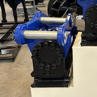 Attache rapide hydraulique inclinable pour excavatrice, outils de construction pour engins de 1 à 40 tonnes.