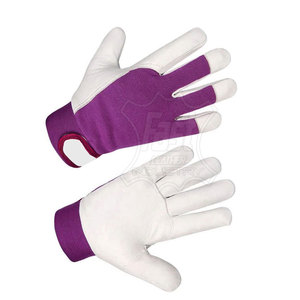 ถุงมือประกอบงานหนัง PU พร้อมการยึดเกาะที่ดีเยี่ยม ถุงมือเคลือบ PU ที่ฝ่ามือ สำหรับงานอุตสาหกรรม - Product Image 3