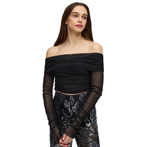 Chemise Chic pour Femme Col Rond Manches Courtes Logo Avant Longueur Longue 100% Coton Hauts Automne Fêtes Décontracté Tendance - Product Image 2