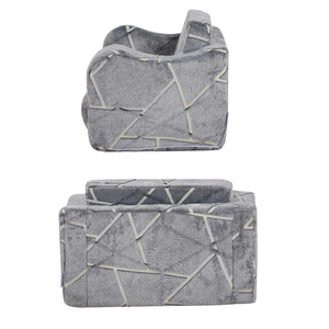 Canapé-lit pour enfants en mousse, chaise de salle à manger pour tout-petits en velours qui brille dans le noir, siège en éponge douce avec accoudoirs, utilisation en chambre et à l'école, garçons et filles - Product Image 5