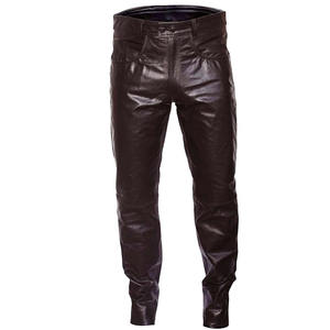 Pantalon de moto en cuir tendance 2026 pour homme, coupe-vent, grande taille, qualité export, vêtements de moto de haute qualité - Product Image 1