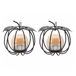 Nouveau bougeoir en métal en forme de citrouille pour la décoration intérieure et extérieure Dernière conception Déco d'éclairage très exigeante - Product Image 1