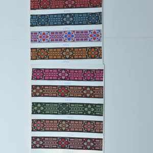 Jacquard ren <span class=keywords><strong>TRIM</strong></span> với thêu trang trí chất lượng cao cấp ren cho may mặc & nhà dệt sáng tạo phong cách truyền thống - Product Image 2