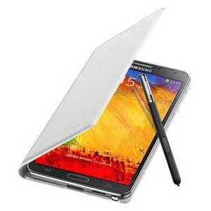 Funda de Cuero Blanca Clásica Samsung para Galaxy Note 3 EF-WN900BW, Estuche y Bolsa para Lápiz Elegante, Nuevo Lanzamiento - Product Image 1