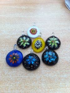 Pendentifs feuille d'érable en verre faits à la main Art Design ornements suspendus pour lustre et pendentif charme - Product Image 3