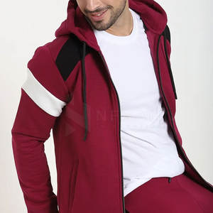 Sudaderas con cremallera con estilo para hombre Ropa de invierno de tamaño personalizado hecha de poliéster/algodón con cuello con capucha de moda en stock - Product Image 4