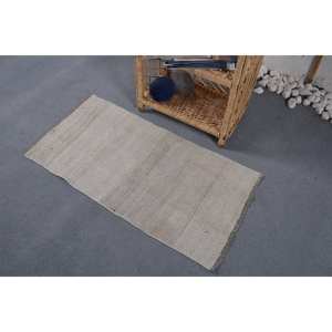 พรมปูพื้นขนสัตว์สีเบจขนาดใหญ่1.7x3.3ฟุตทรงสี่เหลี่ยมผืนผ้าขนาดใหญ่สำหรับติดประตูเตียงนอนยางทันสมัย - Product Image 3