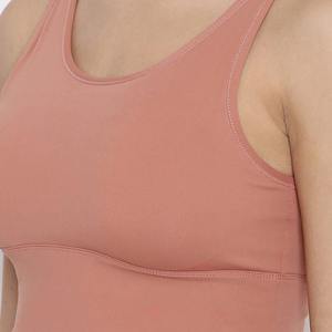 Ensembles de yoga pour femmes, courts, unis, décontractés, en toile respirante, en coton, logo personnalisé, ensemble skinny 2 pièces - Product Image 5