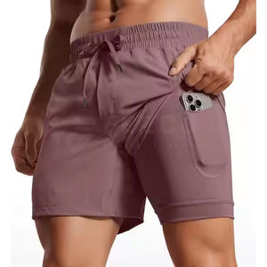 Servicio OEM 2025, Shorts de Compresión Transpirables de Secado Rápido con Logotipo Personalizado, Cintura Media, Color Sólido, Cierre Elástico, Venta Caliente - Product Image 3