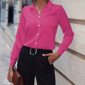 Chemises décontractées à séchage rapide personnalisées Chemises à manches longues pour femmes Chemises tendances de haute qualité en gros - Product Image 6