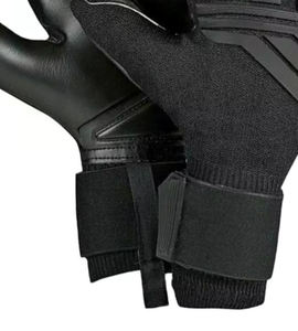 Gants de gardien de but en cuir respirant Durable professionnel Logo personnalisé impression paume plate unisexe Protection des doigts passionné de sport - Product Image 5