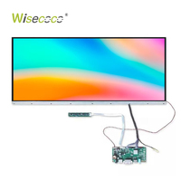 Modul LCD TFT Ultra Lebar 29 Inci Asli 2560x1080 LVDS 92 Pin Panel Layar Industri IPS dengan Papan Pengontrol
