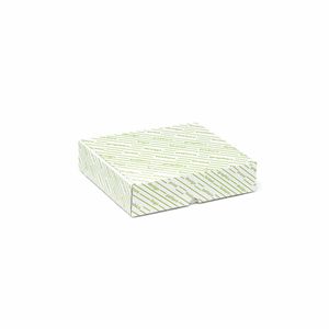 Boîte à gâteau rigide transparente avec laminage brillant, matériaux recyclés, 10x14x4 cm, pour fourrure - Product Image 1