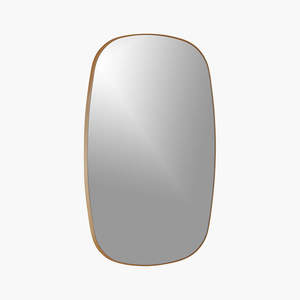 Custom Modern <b>Silver</b> Wall <b>Mirror</b> with a Sleek and Elegant <b>Silver</b> Frame Designed for Home or Office Decoration Available Shapes - Product Image 1