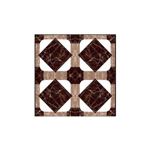 Carrelage de sol carré en porcelaine motif géométrique noir et blanc 300*300mm - Product Image 1