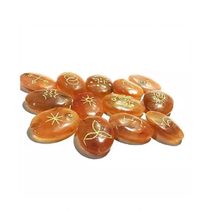 ชุดหินทรงวงรีทรงคาร์เนเลี่ยนสีแดงคารูนา13ชิ้นชุดคริสตัลพลอยคริสตัลบำบัดธรรมชาติชุดคารูน่าขายส่ง - Product Image 6