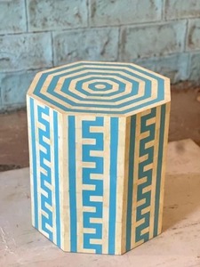 Tabouret console moderne en incrustation d'os pour le restaurant à domicile à forte demande dans la chambre à coucher pour le salon Fabricant de gros - Product Image 3