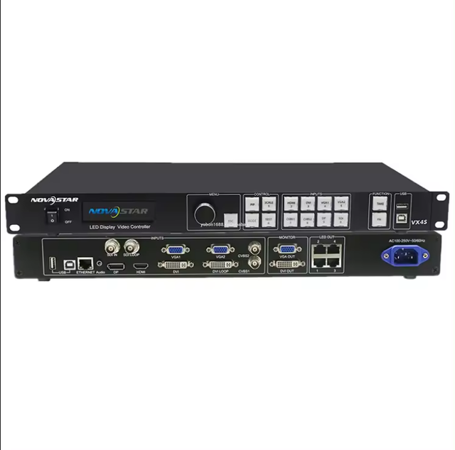 NovaStar VX400 All-In-One Professional Video Processor Controller Black 100-240V for Indoor/Outdoor LED Display