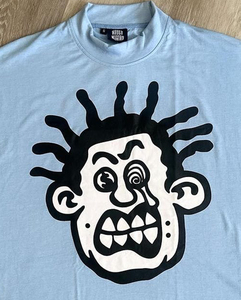 2025 nouveau été hommes T-Shirts Boxy Fit 280 lourd GSM imprimé 100% coton Styles confortables t-shirt pour hommes - Product Image 5