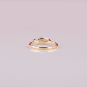 Solitaire Marquise Cut Lab Grown Diamond Claw Setting Trendy Ring Elegant Design Lab Diamond Wedding Ring 14KT Yellow Gold - Product Image 2