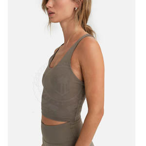 Camisetas Deportivas Flexibles con Espalda Cruzada para Mujer, Cortas, Transpirables, de Secado Rápido, Diseñadas para Entrenamientos Físicos, Cómodas de Usar - Product Image 3