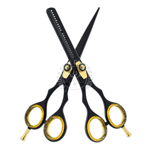 Tijeras de Peluquería de Alta Calidad, Juego de Tijeras para Cortar Cabello con Mango de Silicona Antideslizante y Acero Inoxidable - Product Image 5