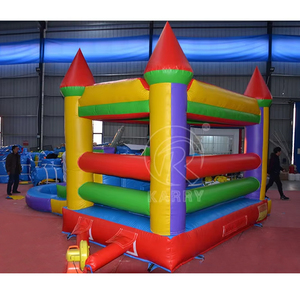 บ้านลมเป่าลม PVC คุณภาพสูงพร้อมสไลเดอร์ขนาดใหญ่สำหรับงานอีเว้นท์ - Product Image 4