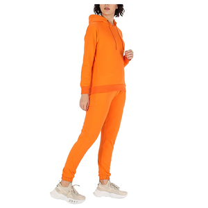 New Style Casual Wear Custom <b>Velour</b> Tracksuits <b>Set</b> <b>Women</b> Breathable Fabric Tops Hooded Drawstring Closure Lightweight Summer - Product Image 3