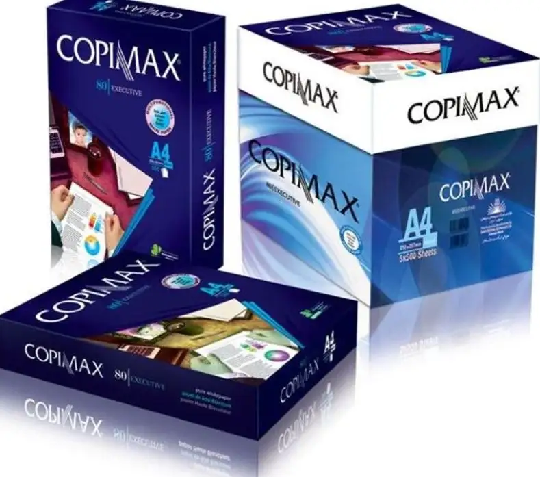 Papel de cópia A4 COPIMAX A4 de qualidade premium, preço baixo, papel bond, tamanho A4, peso 80g, oferta imperdível