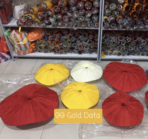 Exquisita linterna de bambú de tela de seda hecha a mano de Vietnam, perfecta para celebraciones, festivales y decoración de interiores - Product Image 2