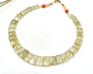 Golden Rutile quartz <b>Necklace</b> , Golden <b>Necklace</b> , Rutilated quartz <b>Necklace</b> , Handicraft <b>Necklace</b> , Choker Rutile <b>Necklace</b> - Product Image 1