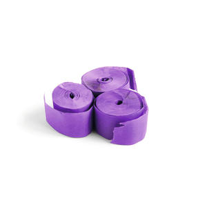 TCM FX Serpentín de Caída Lenta 10m x 15cm Morado Paquete de 32 Confeti para Fiestas - Product Image 1