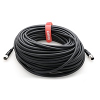Cable PUR de Señal para Sensor Actuador DRRI M12, Impermeable, Codificado, de 4 Pines, Macho a Hembra, para DeviceNet, IO-Link y Profibus