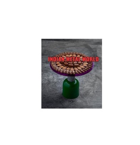 แท่นวางเค้กเหล็กแท้2ชิ้นชุดแท่นวางเค้กและช็อกโกแลตแบบเหล็กขนาดใหญ่ - Product Image 4