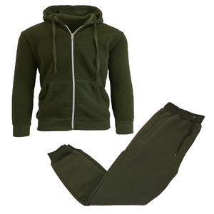 Chándal OEM Ropa deportiva Slim Fit Sudaderas con capucha y Joggers Conjunto Ropa de mujer y hombre 100% algodón transpirable ropa de gimnasio streetwear - Product Image 3