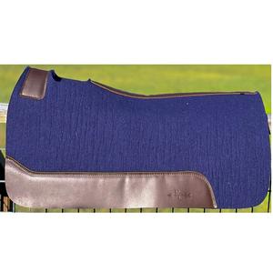 Tapis de selle Western personnalisables, rembourrage épais antidérapant, doublure en polaire, coque en cuir, disponible en plusieurs couleurs, tailles pour chevaux - Product Image 1