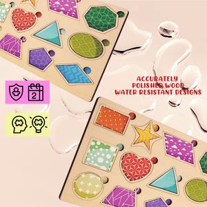 Vente en gros OEM ODM Écologique Personnalisable 3D Puzzles en bois Jouet éducatif Casse-tête Apprentissage Fabricant direct - Product Image 5