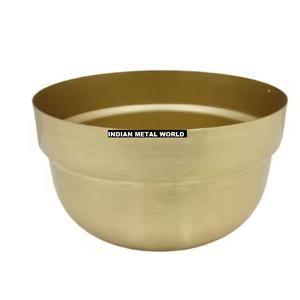 Bol de service décoratif attrayant pour la maison bol en métal de forme ronde polie de haute qualité pour les mariages bonbons au chocolat à bon prix - Product Image 3