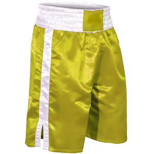 Pantalones cortos de Muay de Boxeo Tailandés de satén de alta calidad, sublimación personalizada impresa, ropa de gimnasio de artes marciales MMA, servicio OEM disponible - Product Image 5