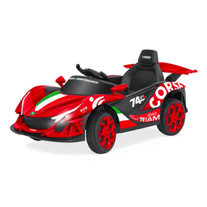 ESPIDKO 42926 Auto Deportivo Eléctrico Rojo para Niños, 12V 4.5AH Litio RC 102x56cm - Product Image 2