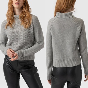 New arrival Blubelle Women's Casual Warm <b>Oversized</b> <b>Turtleneck</b> <b>Sweater</b> Autumn Winter Basic Solid Loose Knitted Jumper Pullover - Product Image 6
