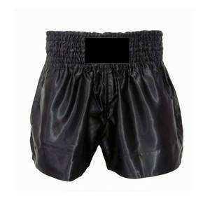 ผู้ผลิตกางเกงชกมวย MMA สีดำล้วน แห้งเร็ว พร้อมบริการสกรีนโลโก้ตามสั่ง บริการ OEM จัดส่งแบบ DDP - Product Image 5