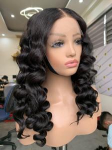 <b>Deep</b> <b>Wave</b> Multiple Donors Vietnamese Human Hair Lace Front <b>Wigs</b> Single Weft VNHL Brand for All Colors - Product Image 2