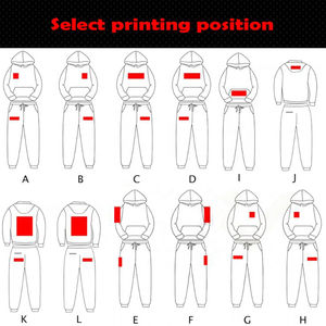 Sweat-shirts et pantalons de survêtement en polyester/coton personnalisés, surdimensionnés, respirants, streetwear, service OEM - Product Image 6