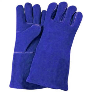 Best Quality Cowhide Split Leather Safety <b>Gloves</b> Anti-Heat Spark Firefighting Heavy Duty for Industrial <b>Welding</b> - Product Image 6